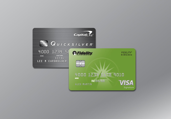 Fidelity Rewards Visa Signature vs. Capital One QuicksilverOne Credit Cards Review